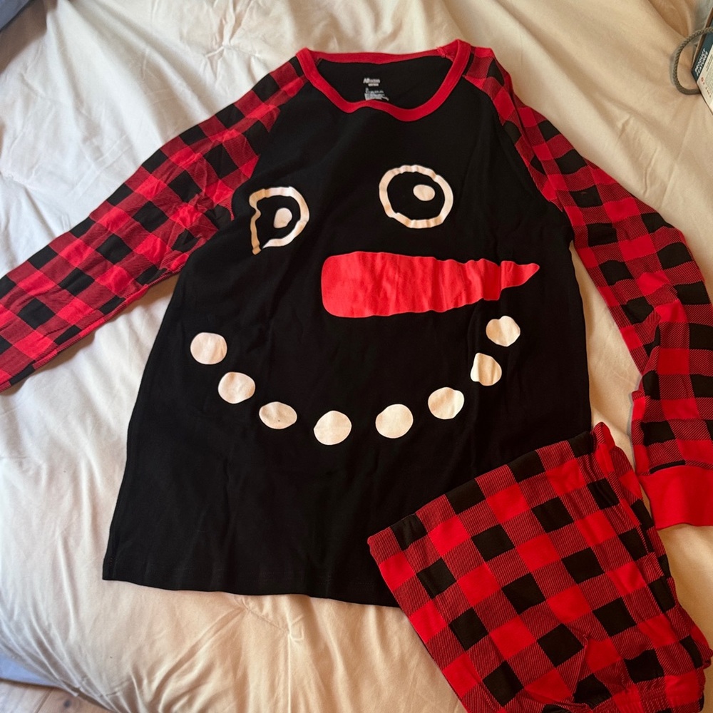 Kids Black and Red Pajama Set